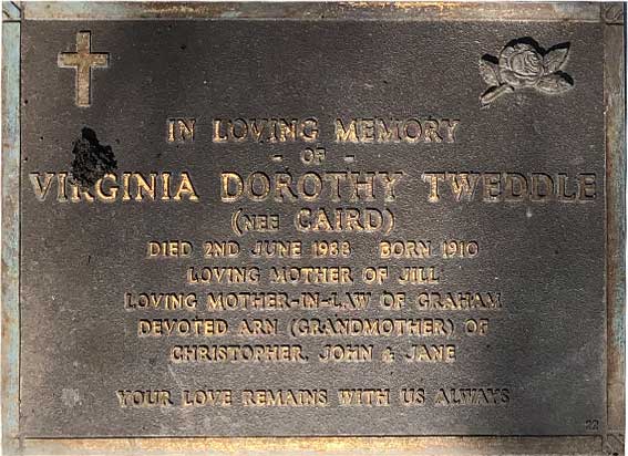 Virginia Dorothy Tweddle
