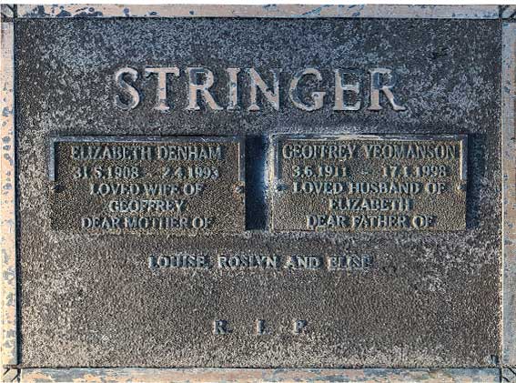 Geoffrey Yeomanson Stringer