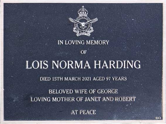 Lois Norma Harding