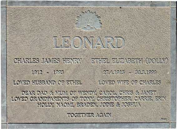 Ethel Ellizabeth Leonard