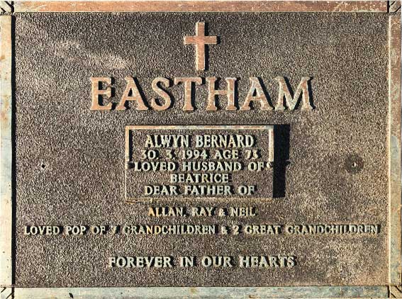 Alwyn Bernard Eastham