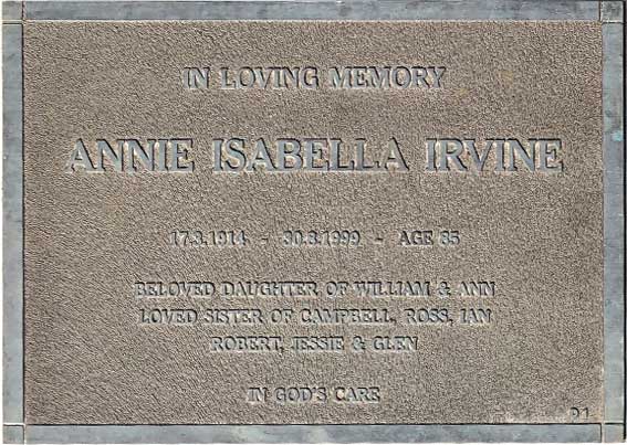 Annie Isabella Irvine