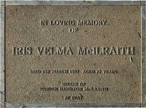 Iris Velma McIlwraith