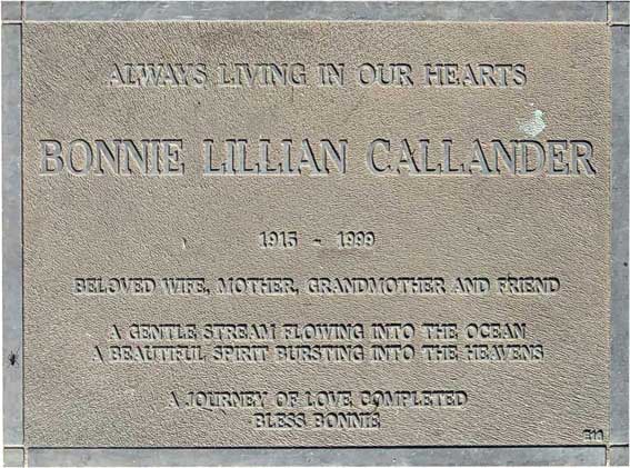 Bonnie Lillian Callander
