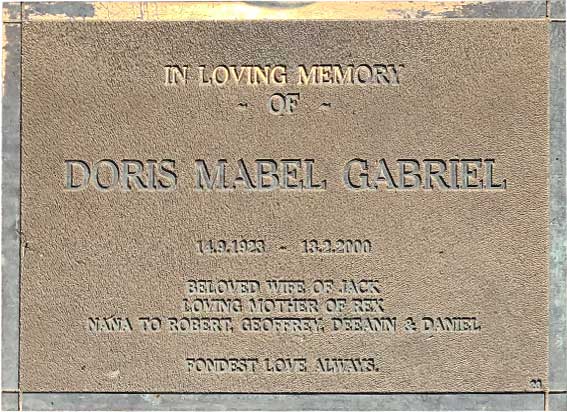 Doris Mabel Gabriel