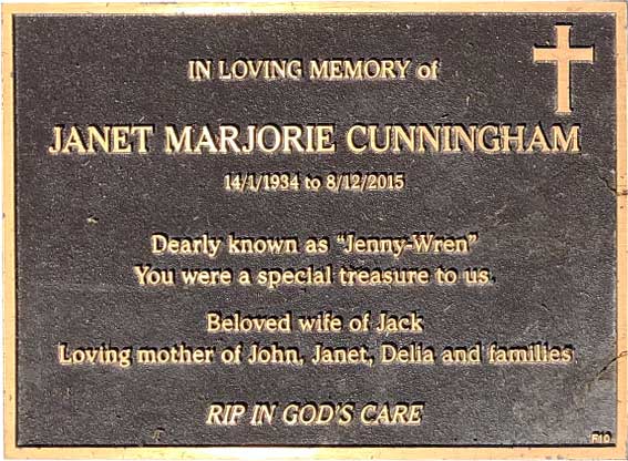 Janet Marjorie Cunningham