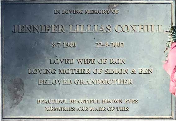 Jennifer Lillias Coxhill