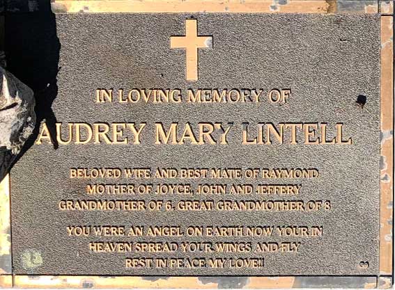 Audrey Mary Lintell