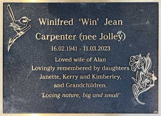 Winifred Jean Carpenter