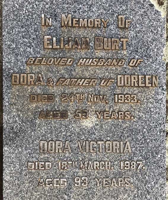 Dora Casey headstone