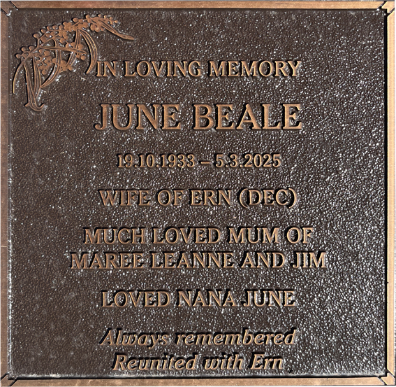 Evelyn June Beale