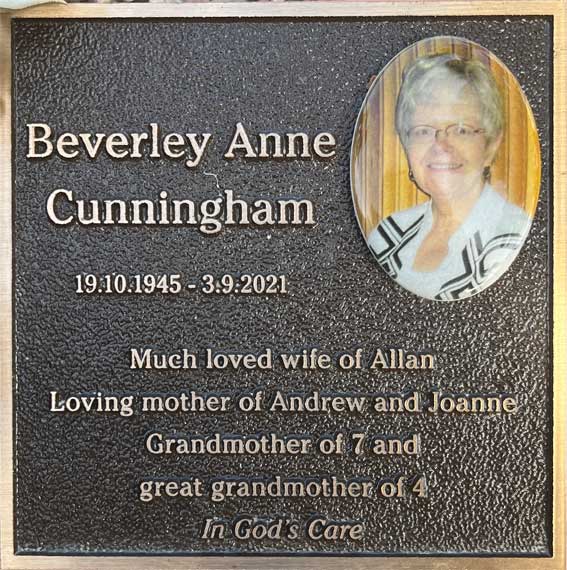 Beverley Anne Cunningham